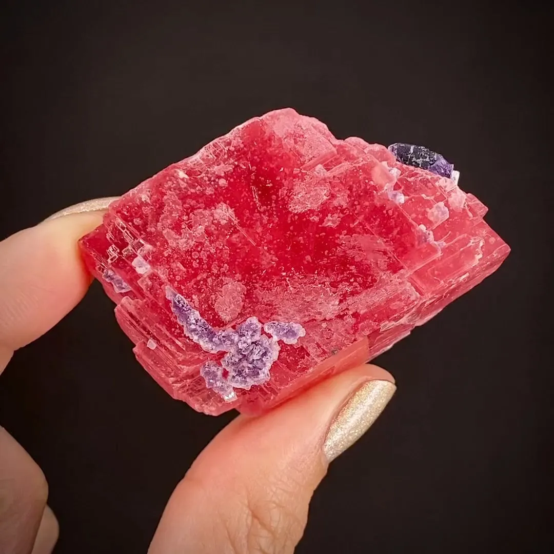 Rhodochrosite with Fluorite - image 2