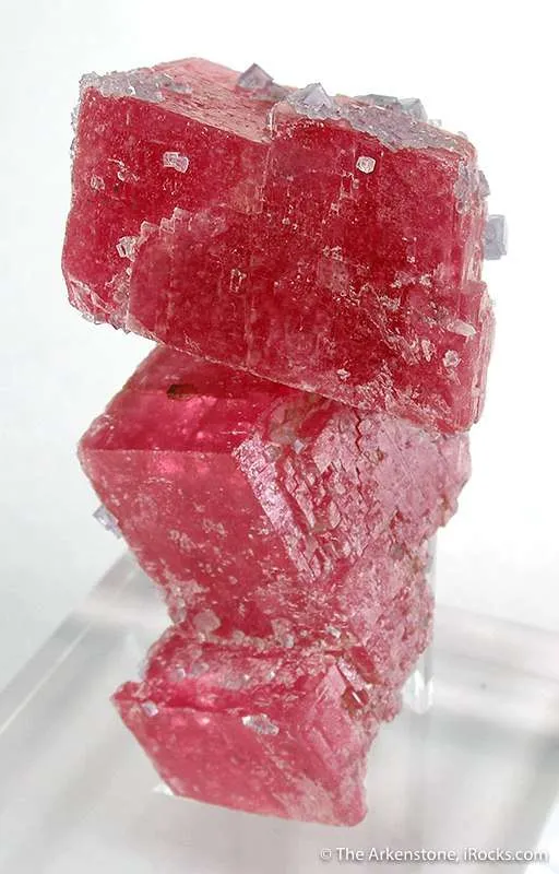 Rhodochrosite With Fluorite - image 4