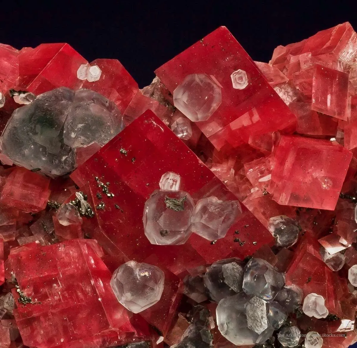 Rhodochrosite With Fluorite - image 2