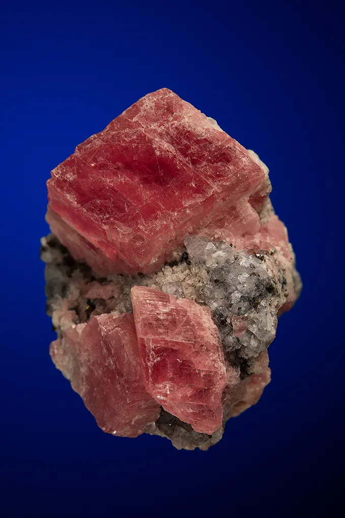 Rhodochrosite with Fluorite image