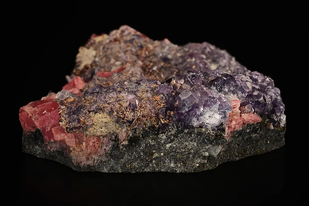 Rhodochrosite with Fluorite - image 6