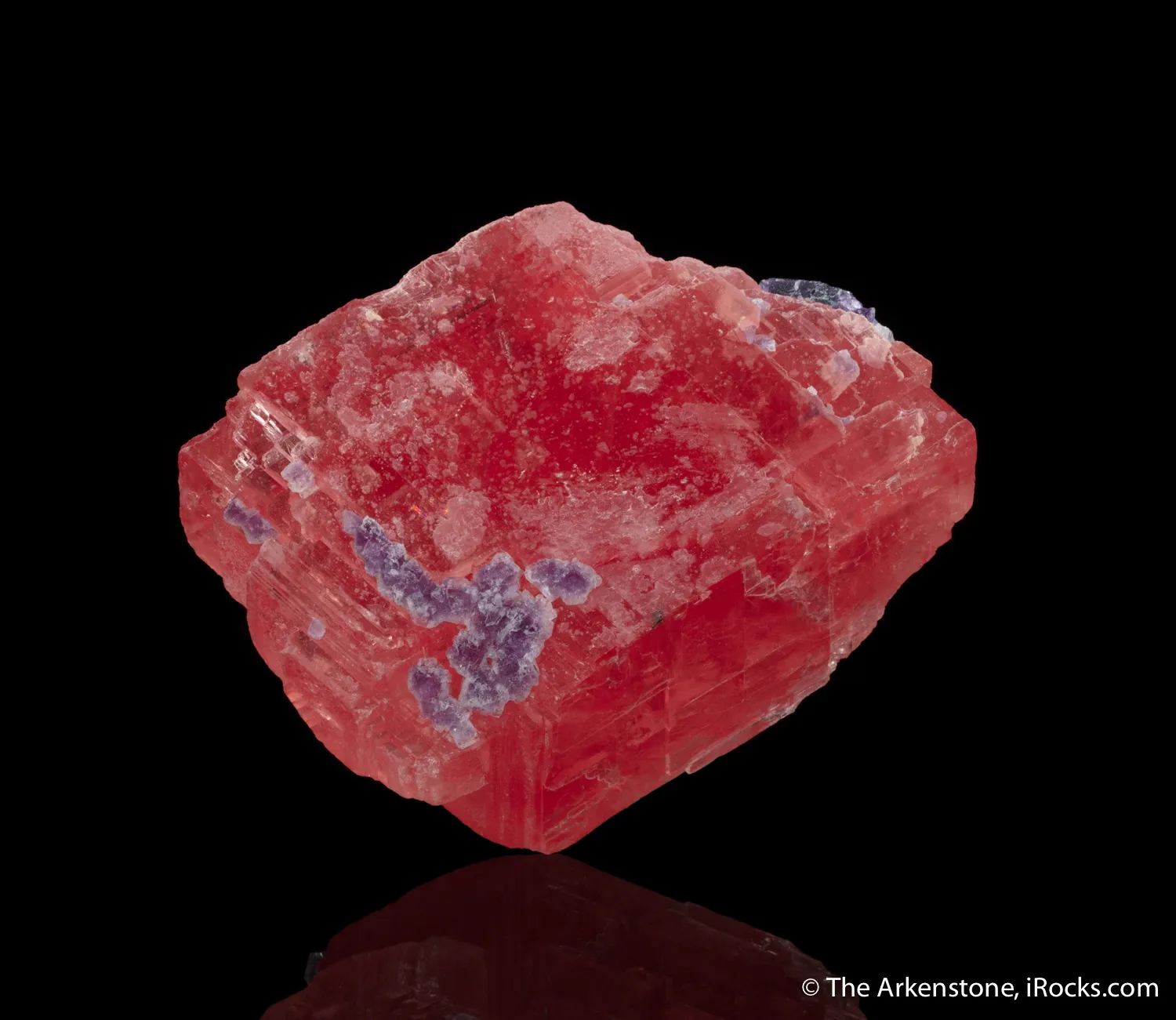 Rhodochrosite with Fluorite - image 1
