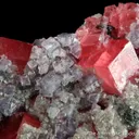 Rhodochrosite with Fluorite and Apatite - image 4