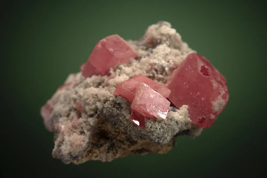 Rhodochrosite with Fluorite and Quartz - image 4