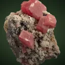 Rhodochrosite with Fluorite and Quartz - image 1