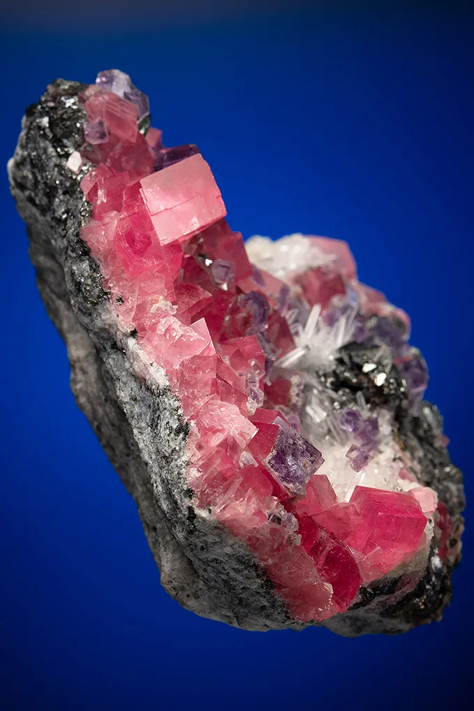 Rhodochrosite with Fluorite and Tetrahedrite - image 7