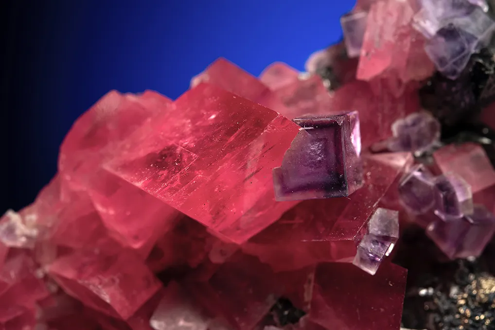 Rhodochrosite with Fluorite and Tetrahedrite - image 2