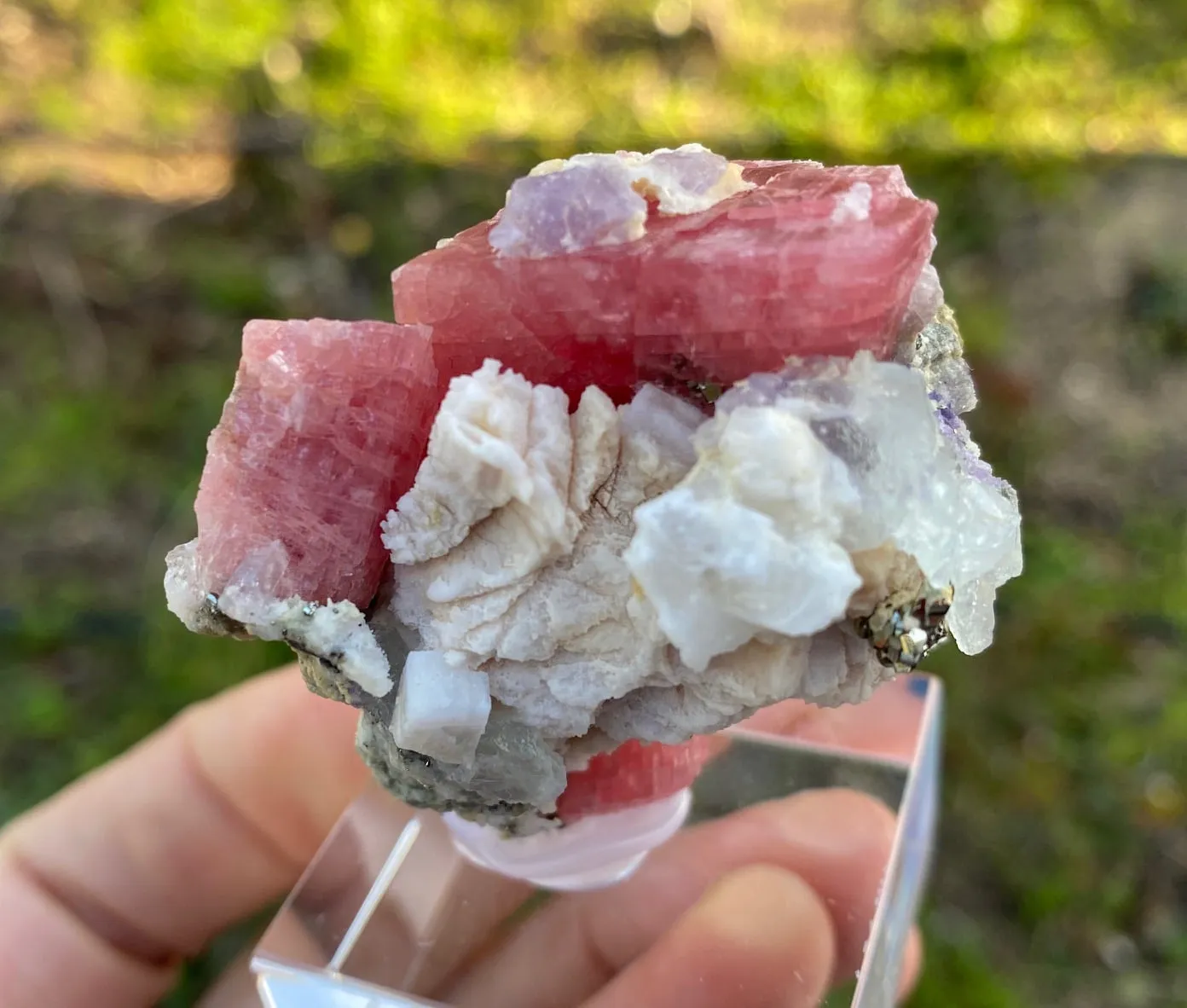 Rhodochrosite with Fluorite - image 7