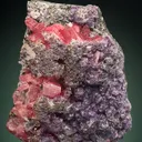 Rhodochrosite with Fluorite - image 1