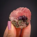 Rhodochrosite with Fluorite - image 2
