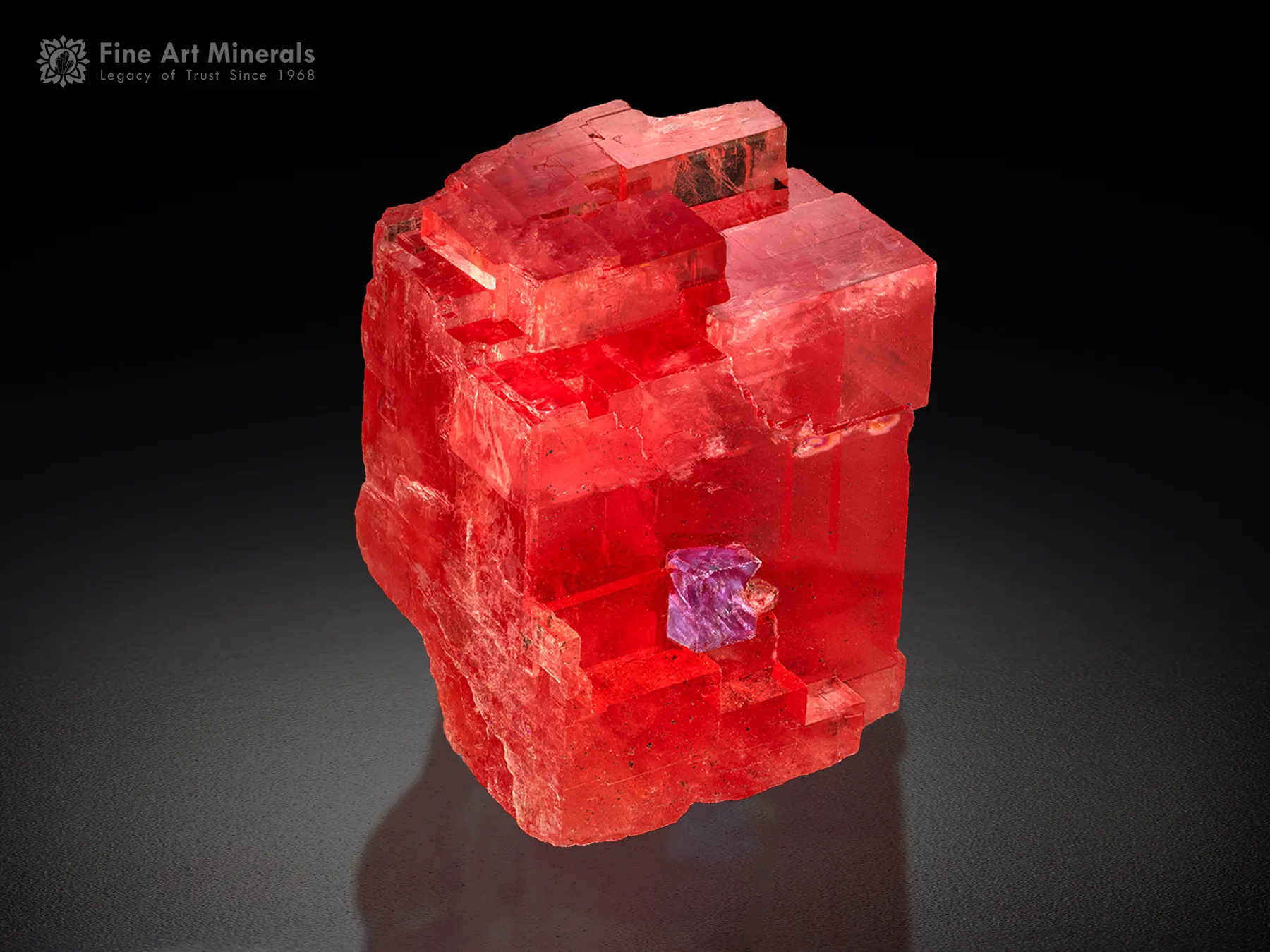 Rhodochrosite with Fluorite from USA - image 1