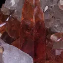 Rhodochrosite with Fluorite on Quartz - image 2
