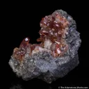 Rhodochrosite with Fluorite on Quartz - image 6