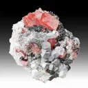 Rhodochrosite with Fluorite, Tetrahedrite, Quartz - image 1