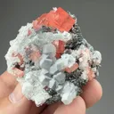 Rhodochrosite with Fluorite, Tetrahedrite, Quartz - image 3