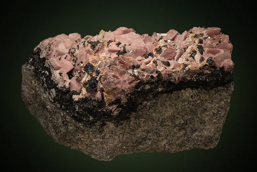 Rhodochrosite with Galena and Sphalerite image