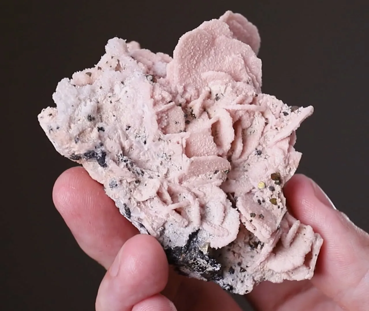 Rhodochrosite with Galena Pyrite and Quartz - image 2