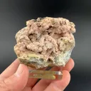 Rhodochrosite with Gypsum - image 1