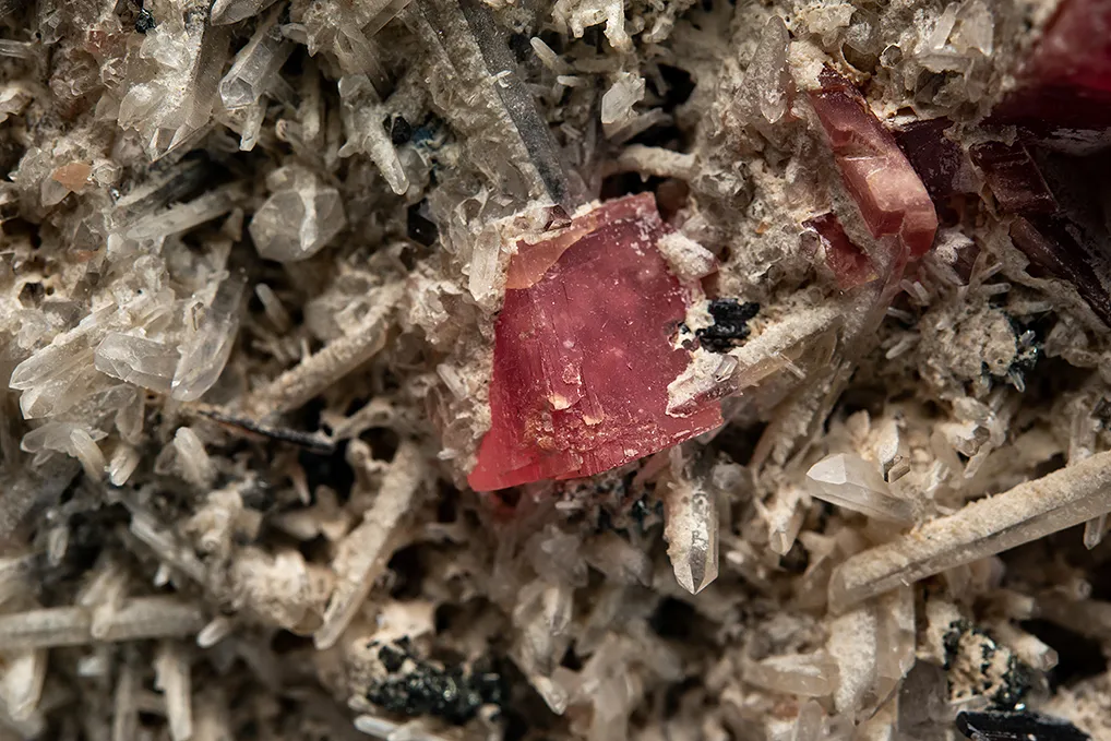 Rhodochrosite with Hübnerite and Quartz - image 2