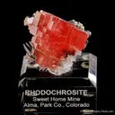 Rhodochrosite with Hubnerite, Quartz, Apatite - image 1