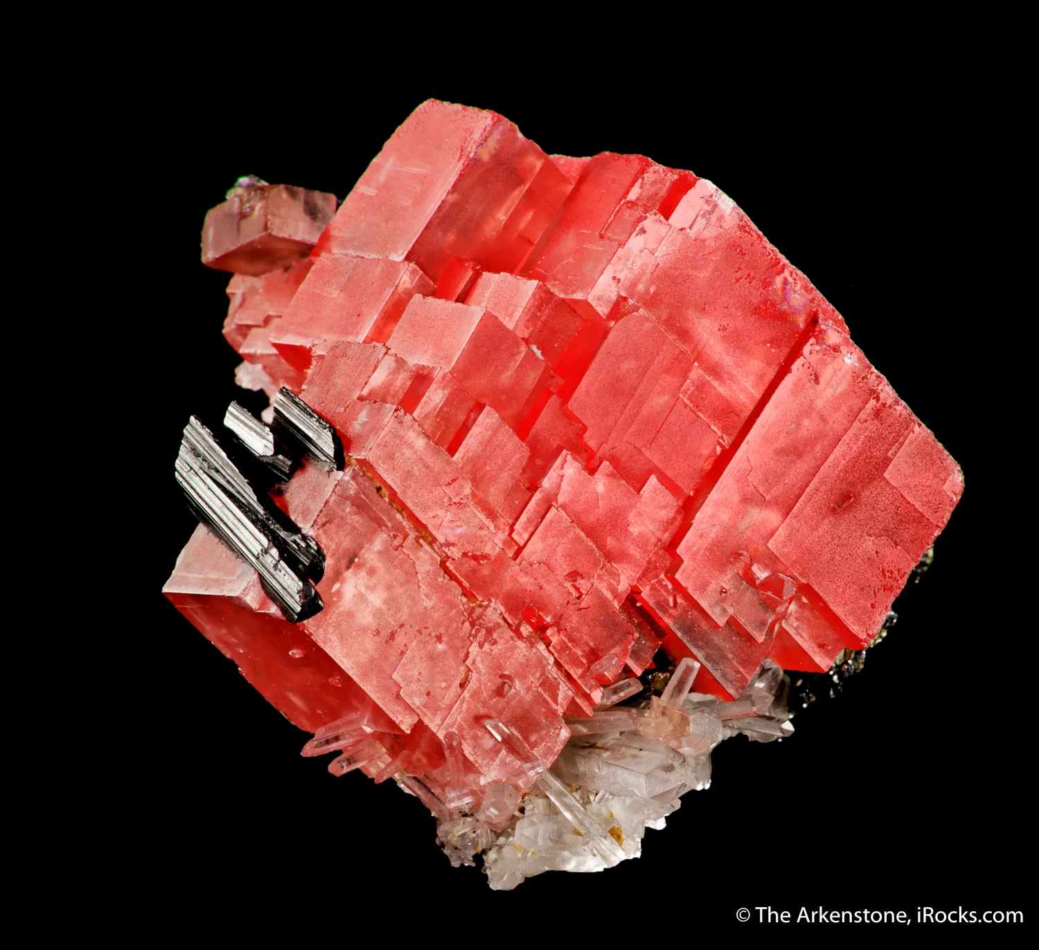 Rhodochrosite with Hubnerite, Quartz, Apatite - image 4