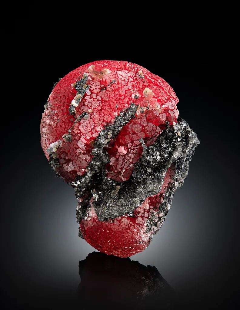 Rhodochrosite with Manganite image