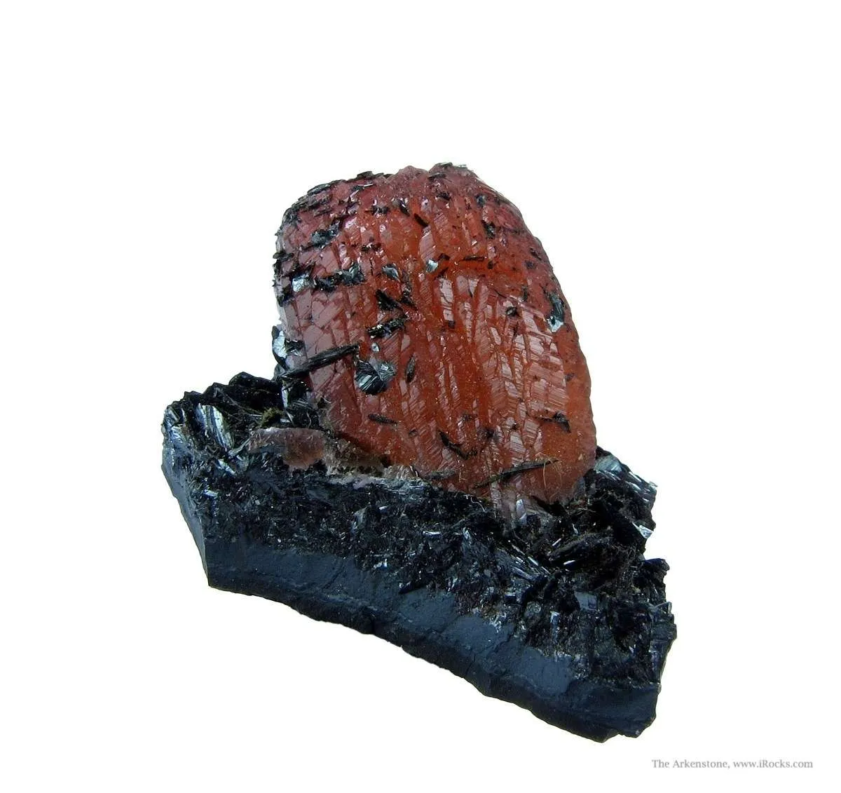 Rhodochrosite With Manganite - image 2