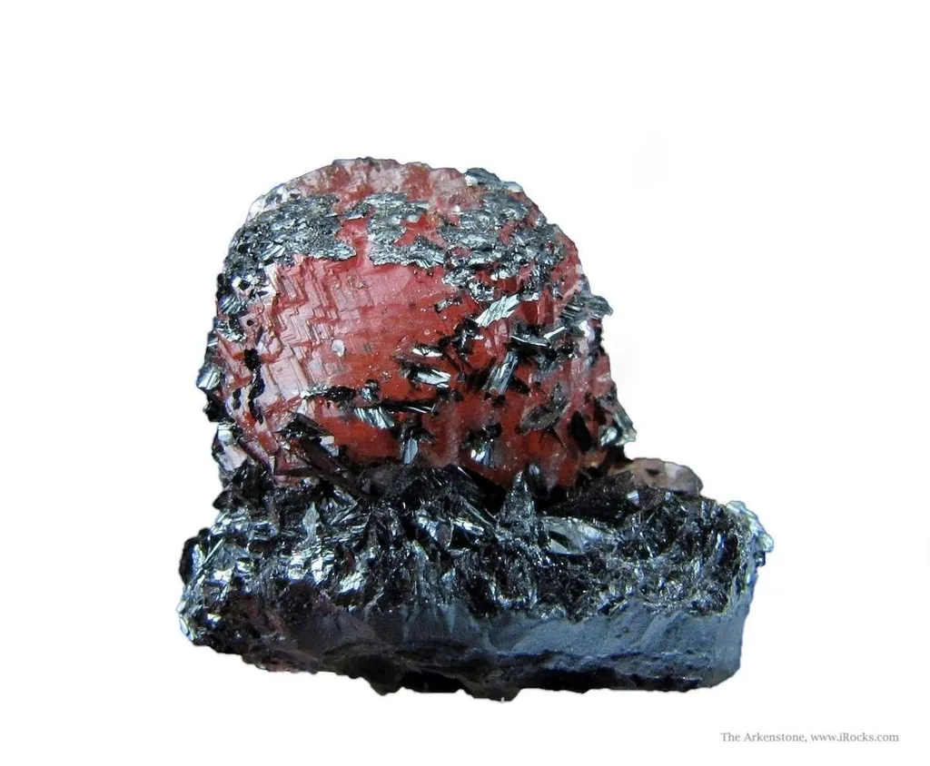 Rhodochrosite With Manganite - image 3