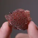 Rhodochrosite with Manganite on Kutnohorite - image 2