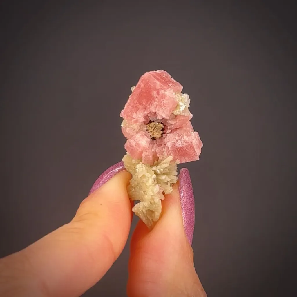 Rhodochrosite with Muscovite - image 2