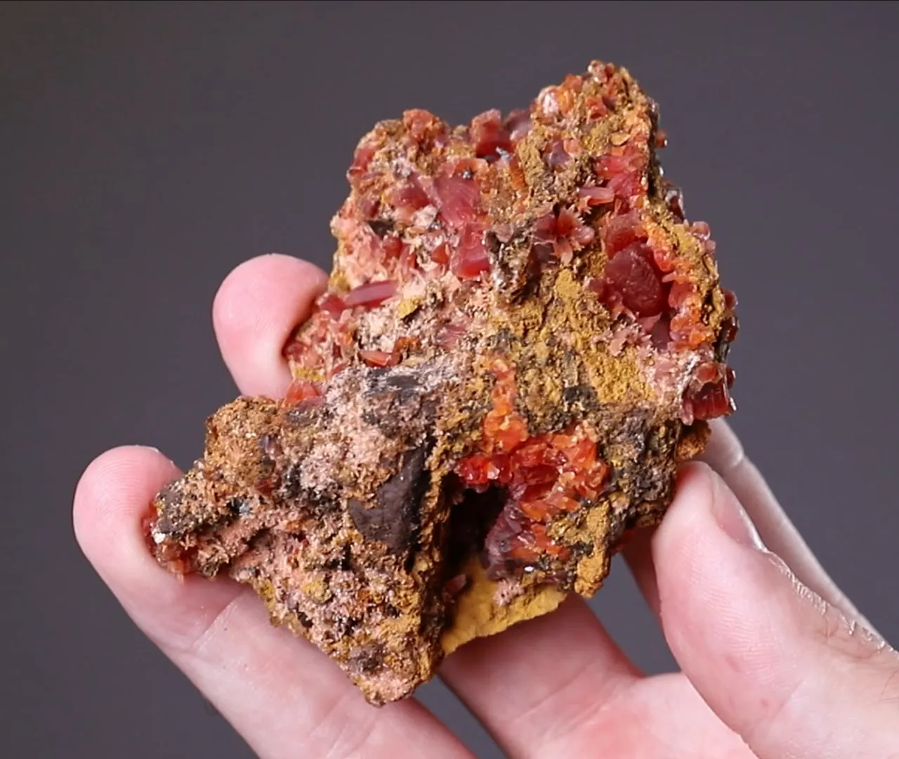 Rhodochrosite with NATIVE Copper - image 2