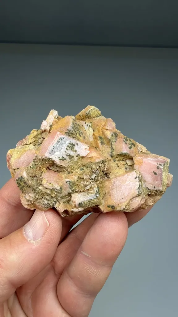 Rhodochrosite with Pyrite - image 2