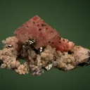 Rhodochrosite with Pyrite - image 1