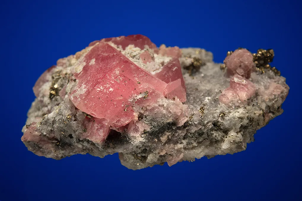 Rhodochrosite with Pyrite - image 3