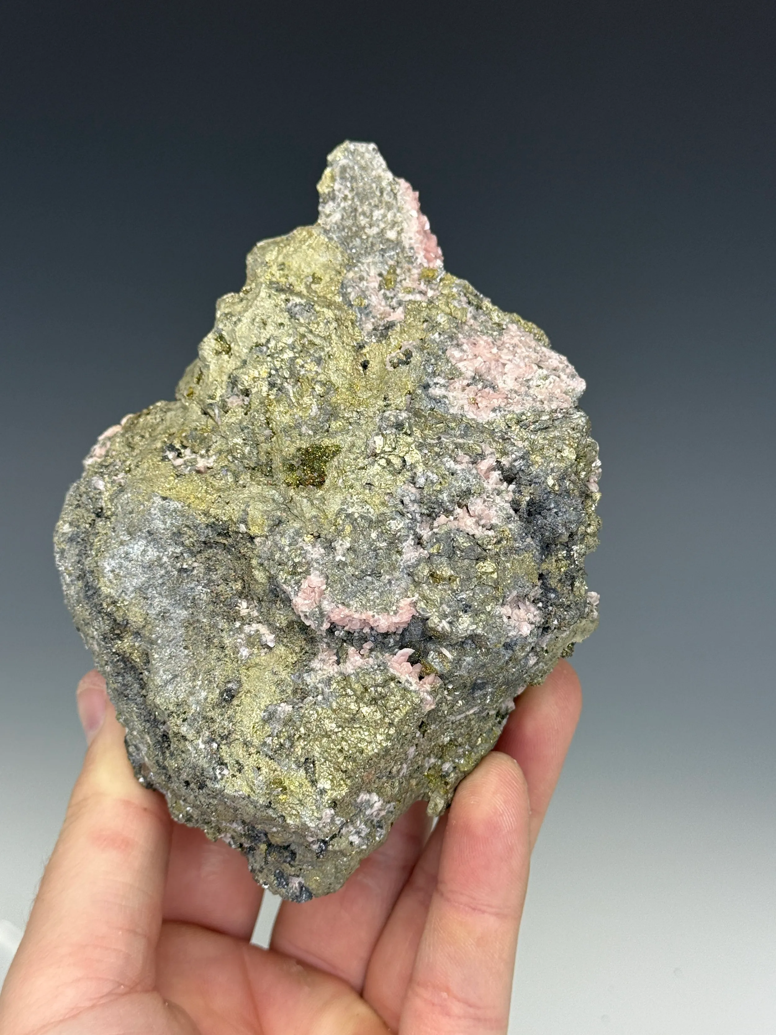 Rhodochrosite with Pyrite - image 4