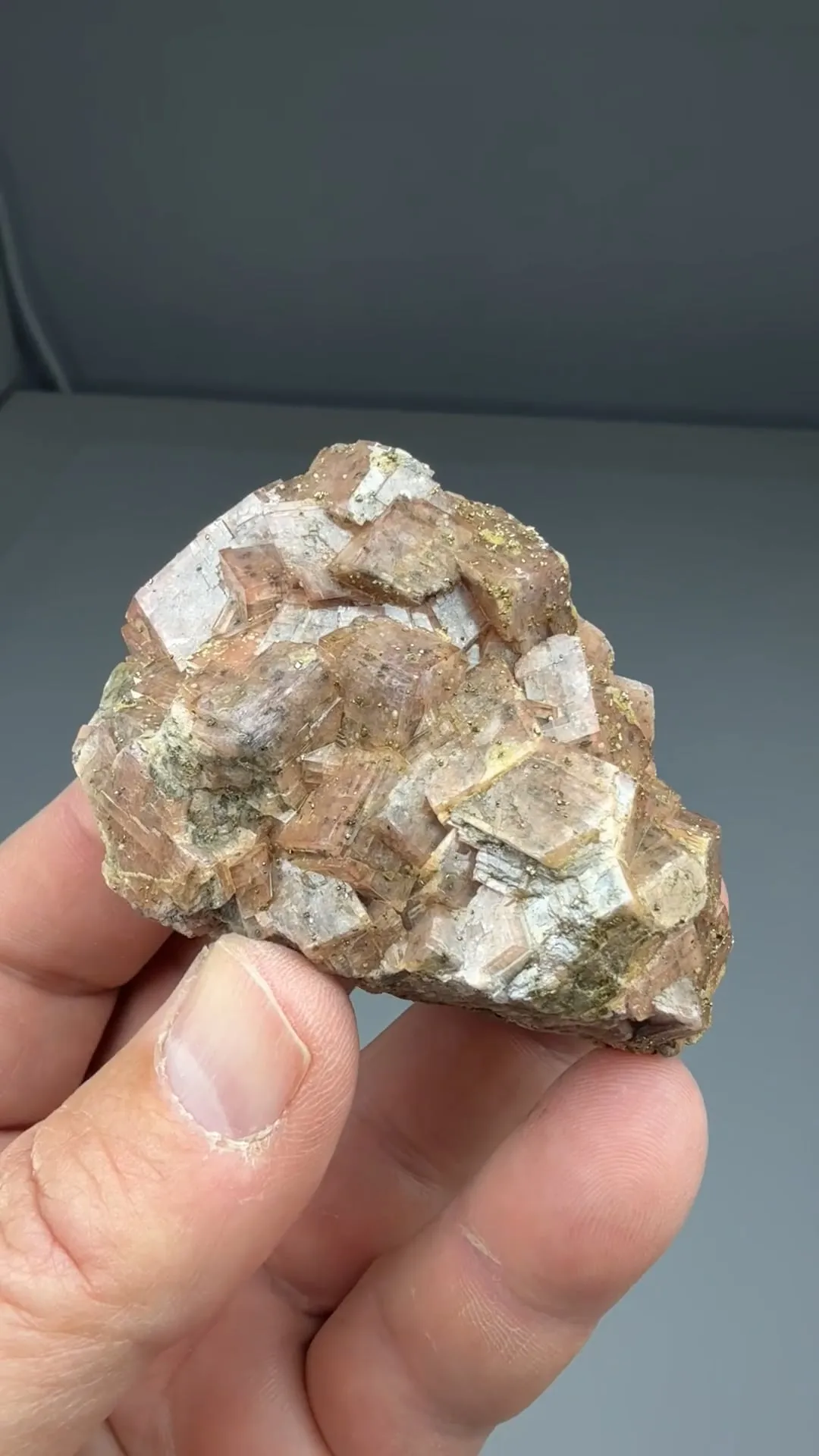 Rhodochrosite with Pyrite - image 2