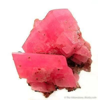 Rhodochrosite With Pyrite image