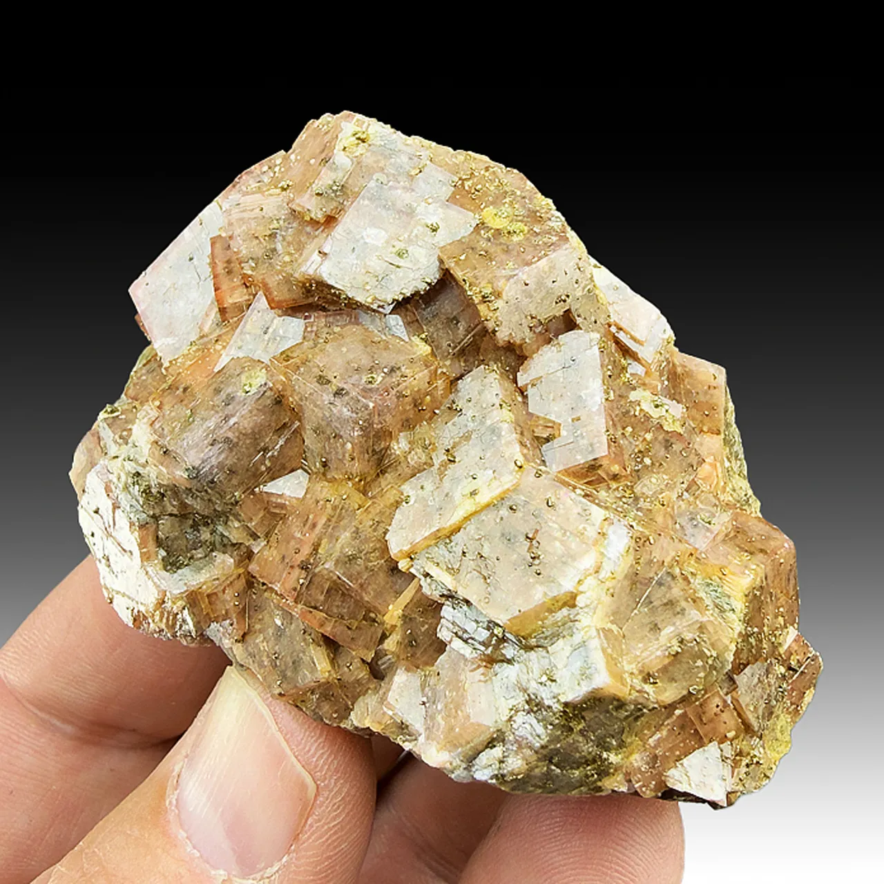 Rhodochrosite with Pyrite - image 1