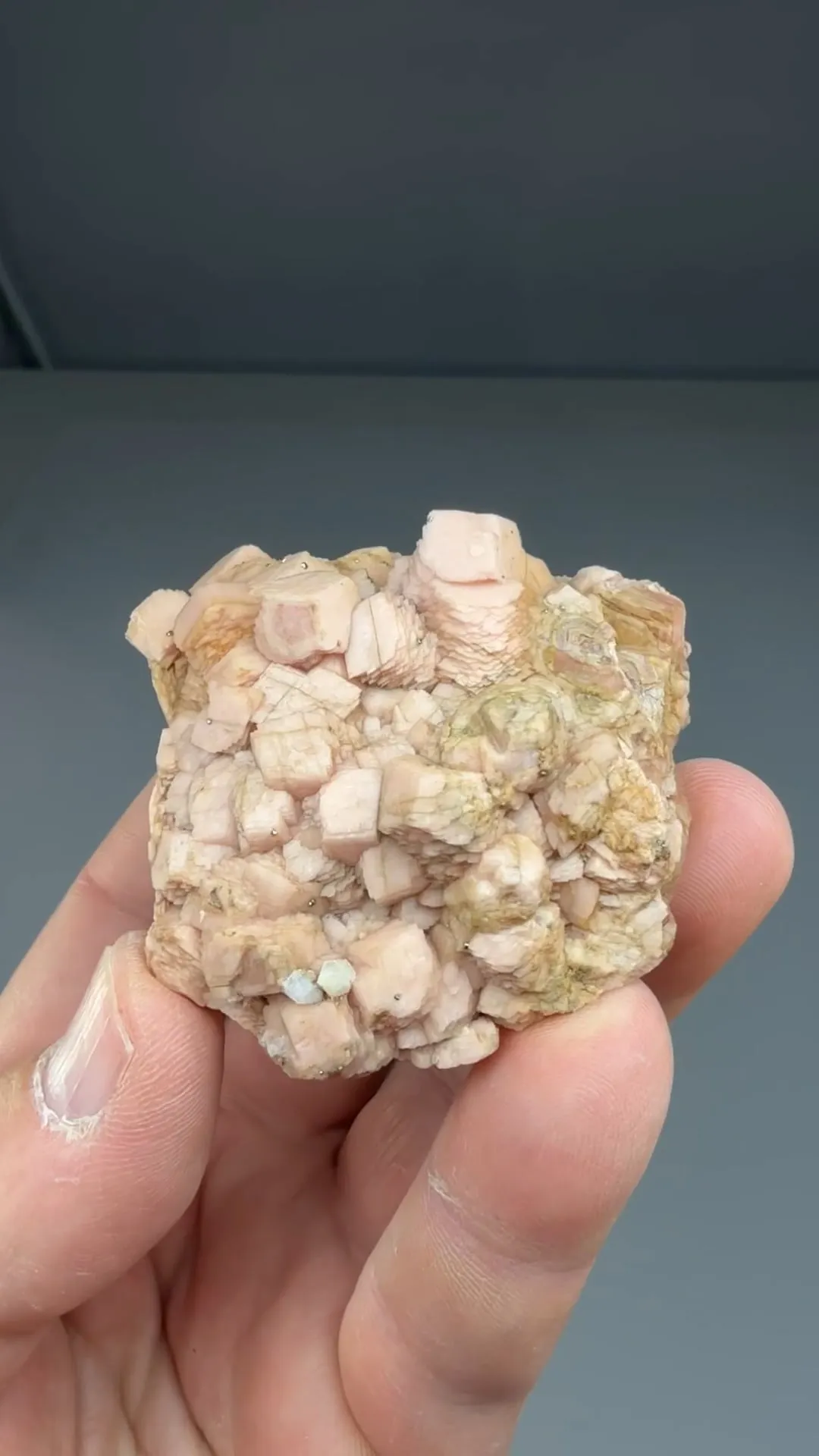 Rhodochrosite with Pyrite - image 2