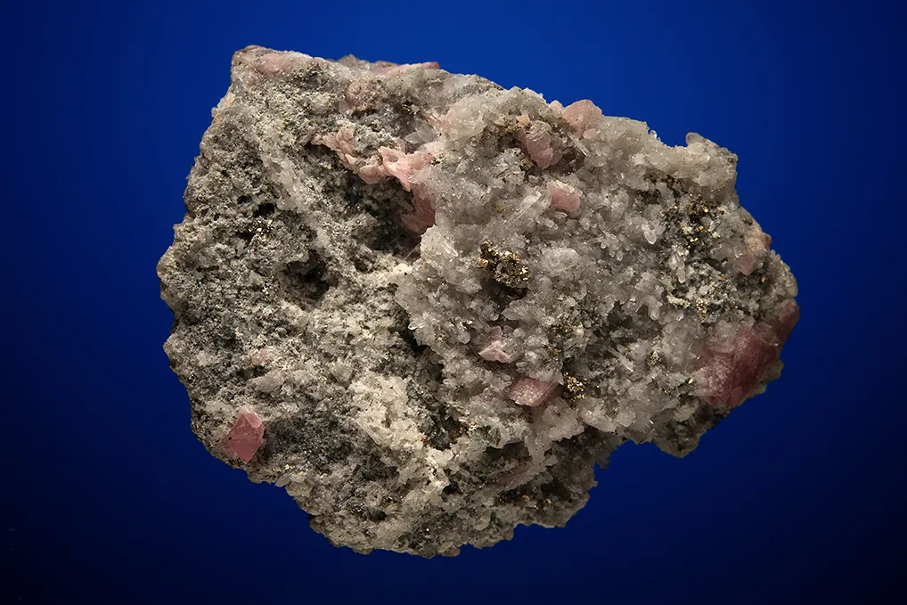 Rhodochrosite with Pyrite - image 2