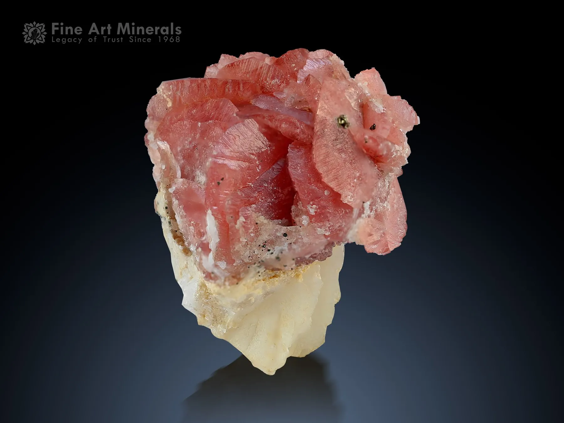 Rhodochrosite with Pyrite from Skardu Pakistan - image 2