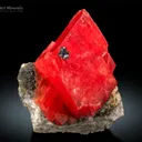 Rhodochrosite with Pyrite on Matrix from USA - image 2
