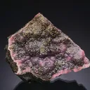 Rhodochrosite with Pyrite on Sphalerite - image 1