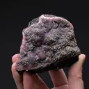 Rhodochrosite with Pyrite on Sphalerite - image 2
