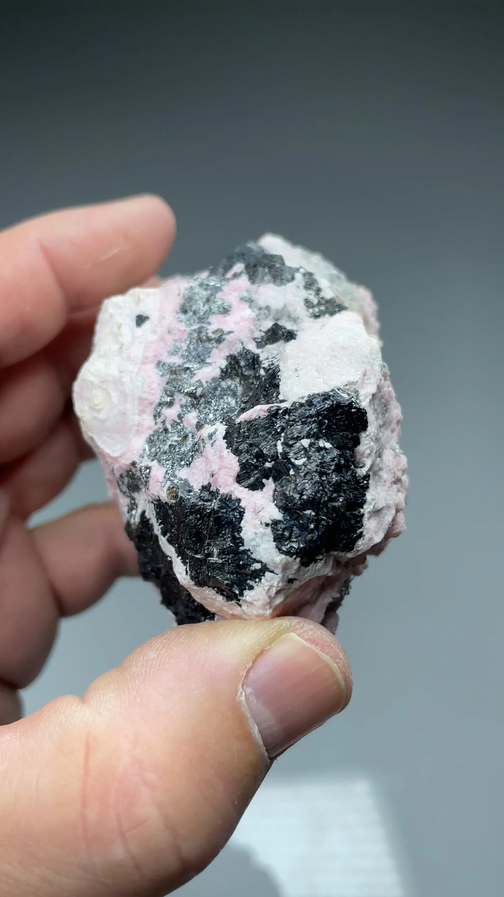 Rhodochrosite with Quartz - image 2