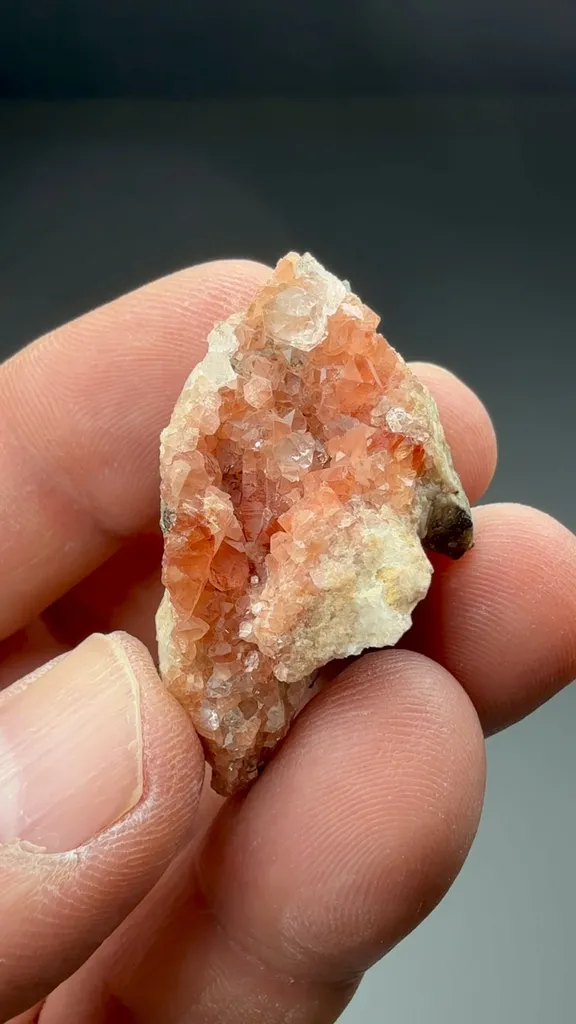 Rhodochrosite with Quartz - image 2