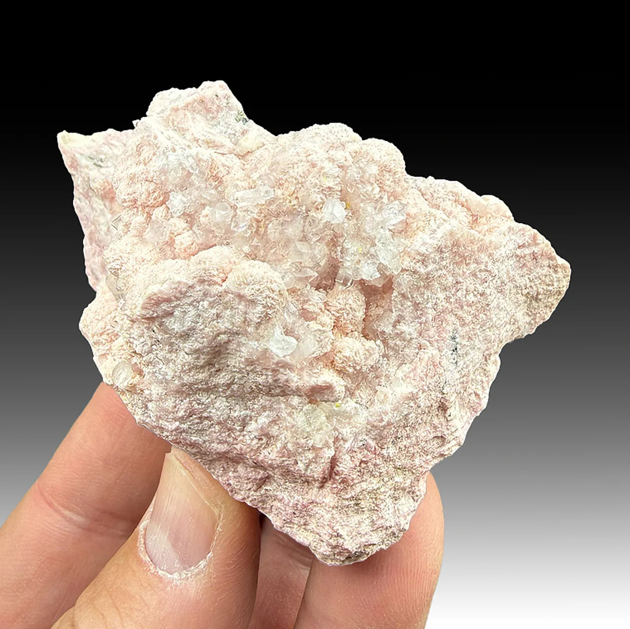 Rhodochrosite with Quartz - image 1