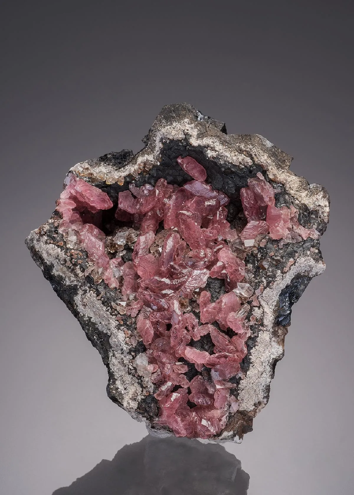 Rhodochrosite with Quartz - image 1