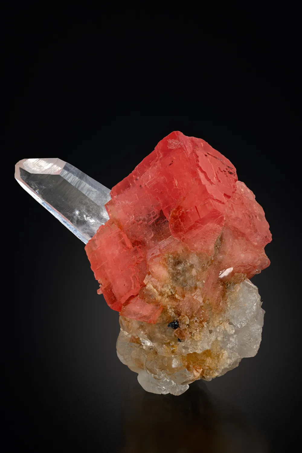 Rhodochrosite with Quartz - image 5
