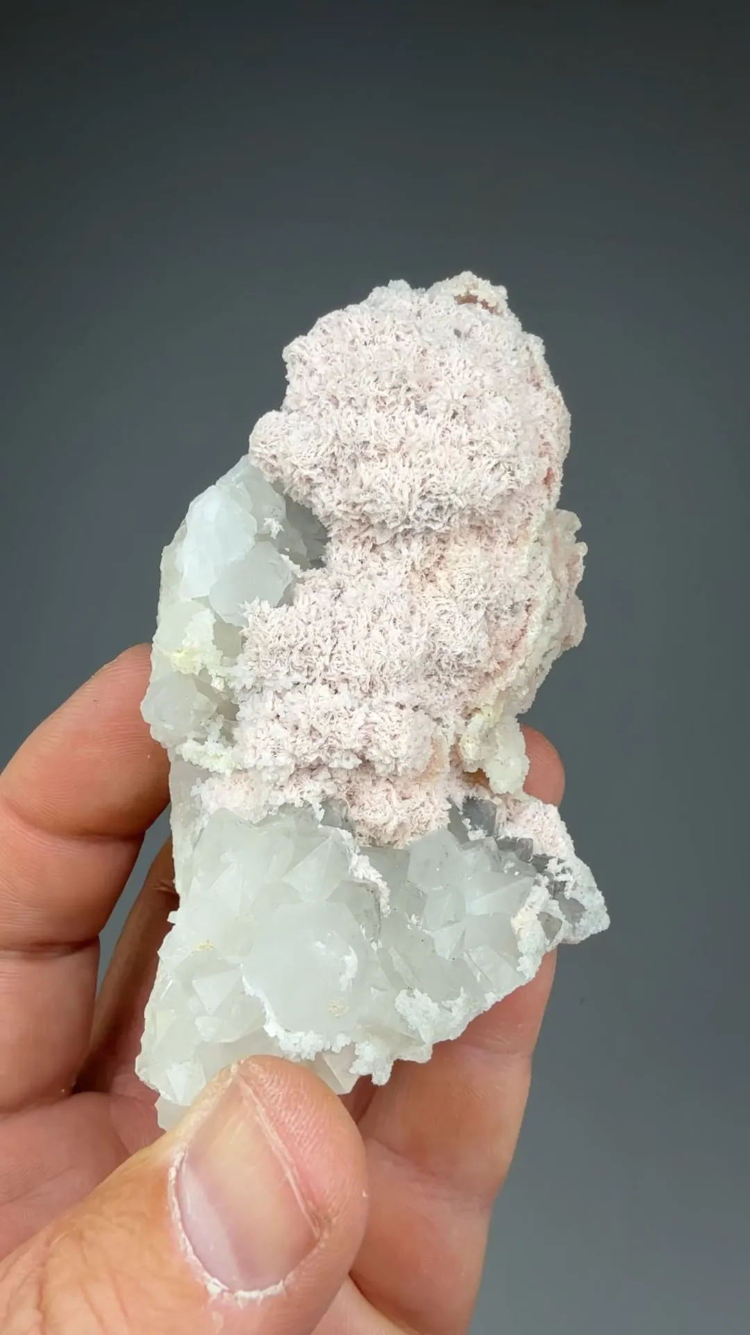 Rhodochrosite with Quartz - image 2